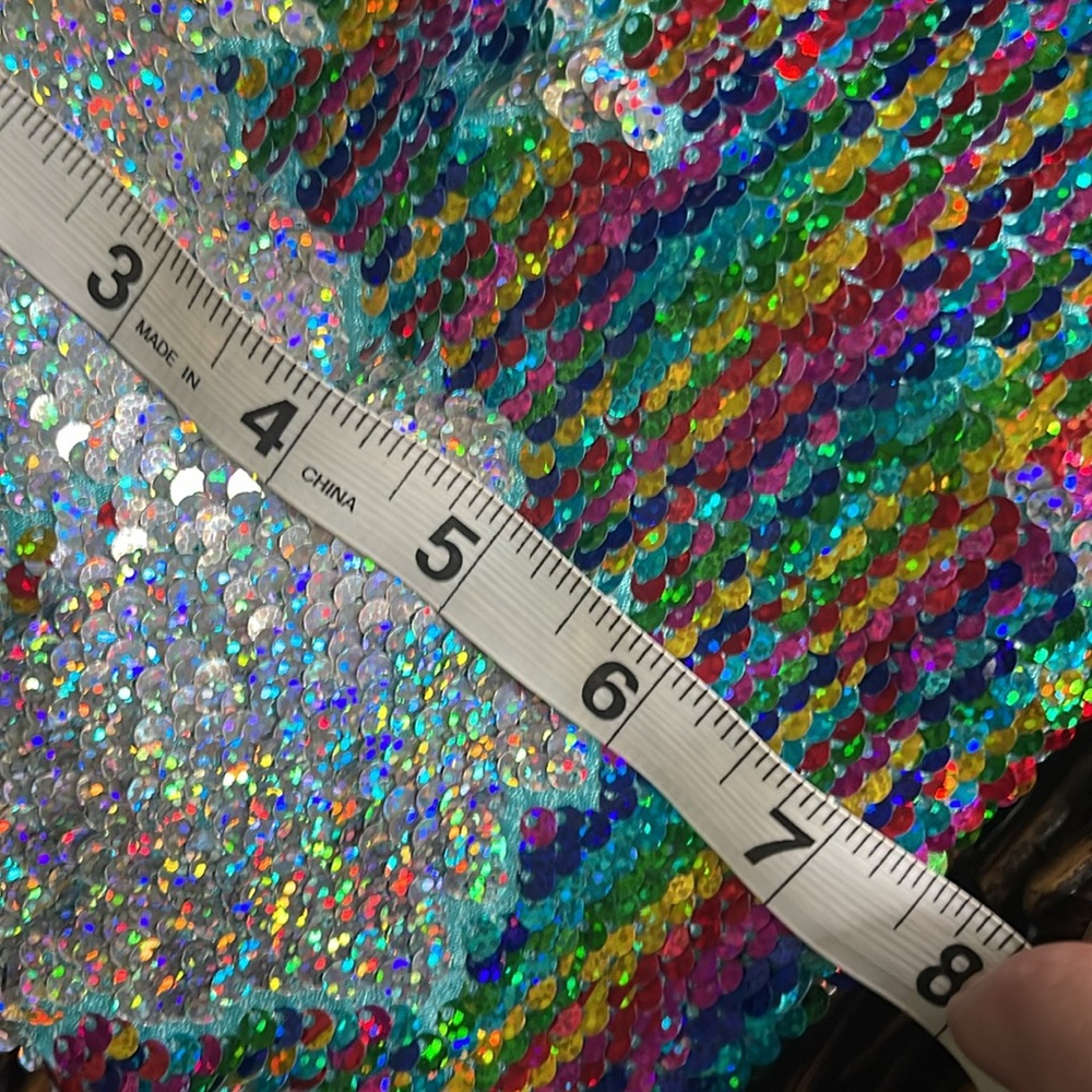 Style Lab Colorful Sequence Zipped Bag - image 4